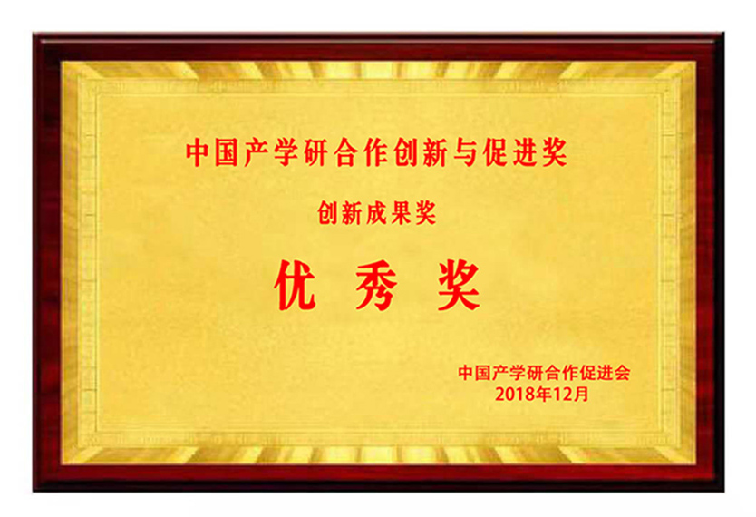 中国产学研合作创新与促进奖创新成果奖优秀奖